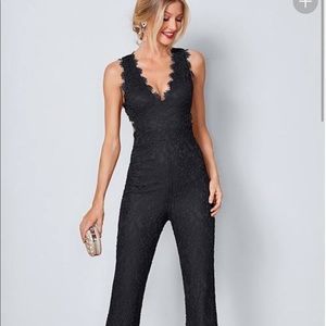 Black Lack Jumpsuit